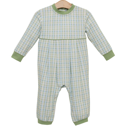 Basin Plaid Patrick Romper