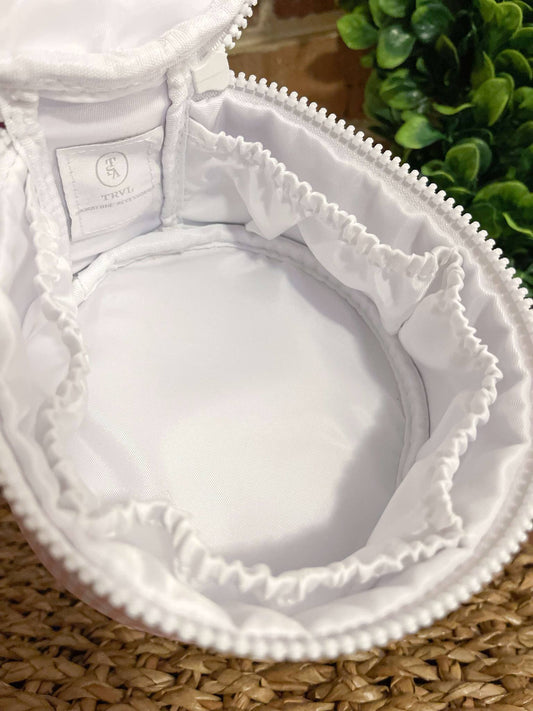 Round Up Jewelry Case - Gingham Taffy with AU