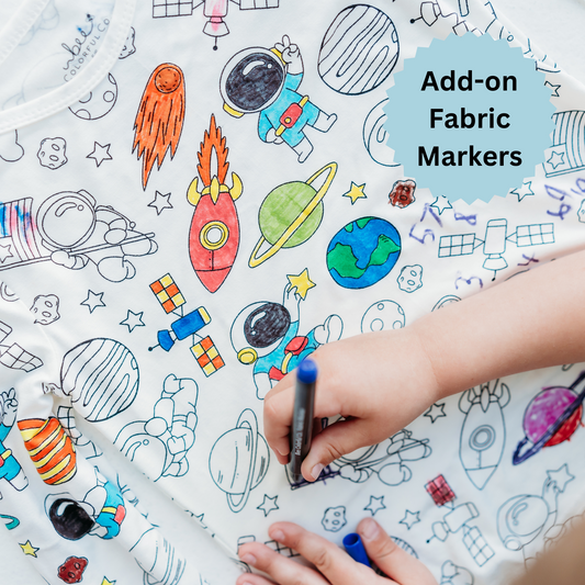 Astronaut Adventures Colorable Pajamas