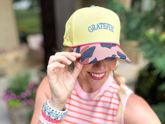 Grateful Yellow/Camo Hat