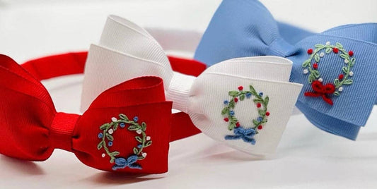 Christmas Wreath Baby Headband