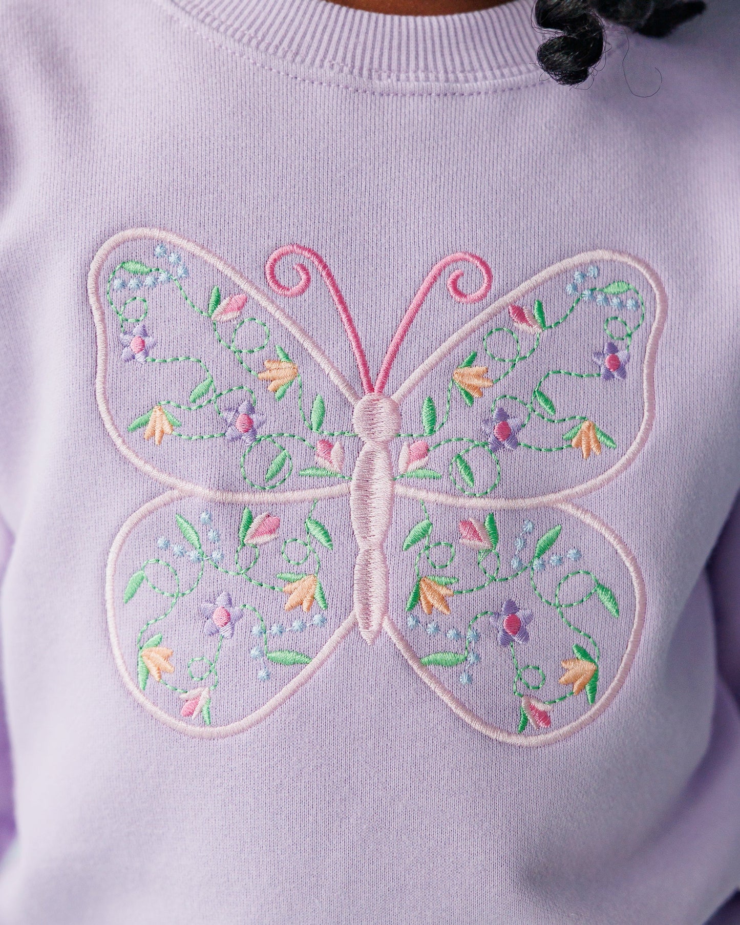 Butterfly French Terry Pullover