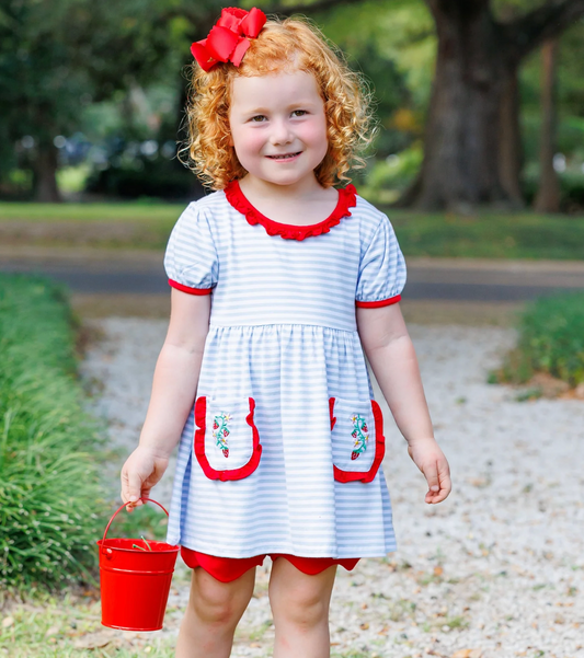 So Berry Sweet Scallop Short Set Jellybean by Smock Candy