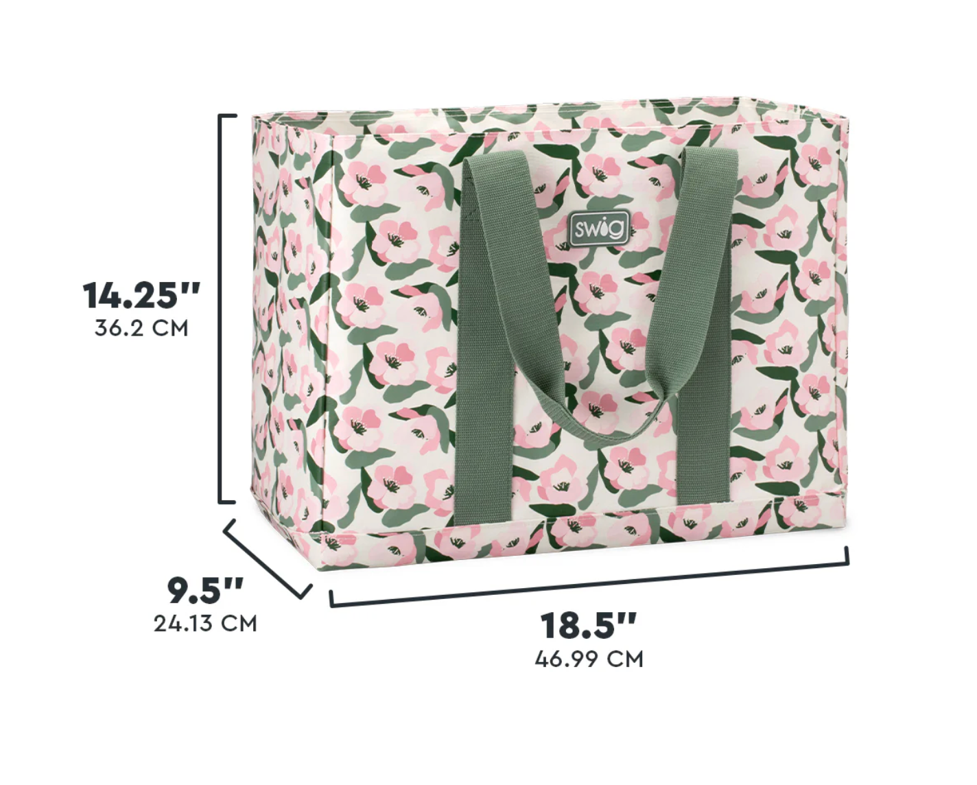 Sweet Pea Jumbo Tote Bag