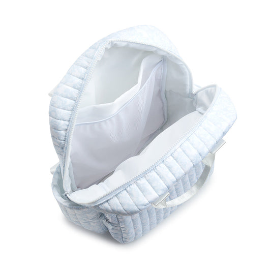 QUILTED ALL YOU NEED BAG - WOODLAND BLUE