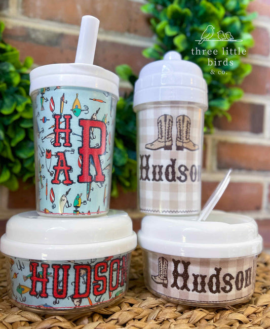 Boys Cup/Snack Set