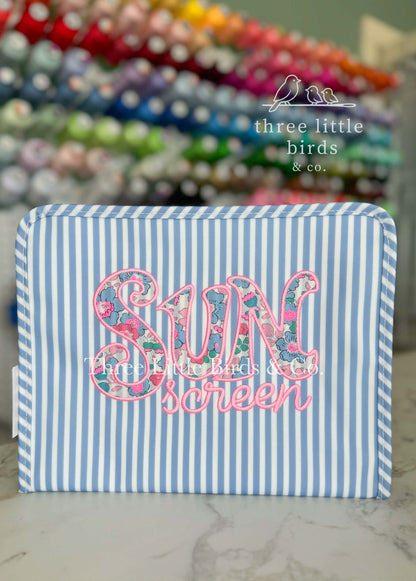 SUN screen Large TRVL Roadie w/Liberty Fabric