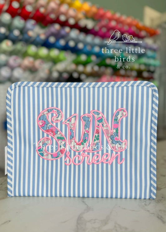 SUN screen Large TRVL Roadie w/Liberty Fabric