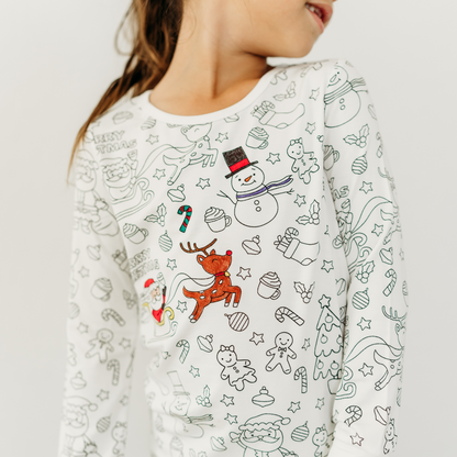 Christmas Cheer Colorable Pajamas