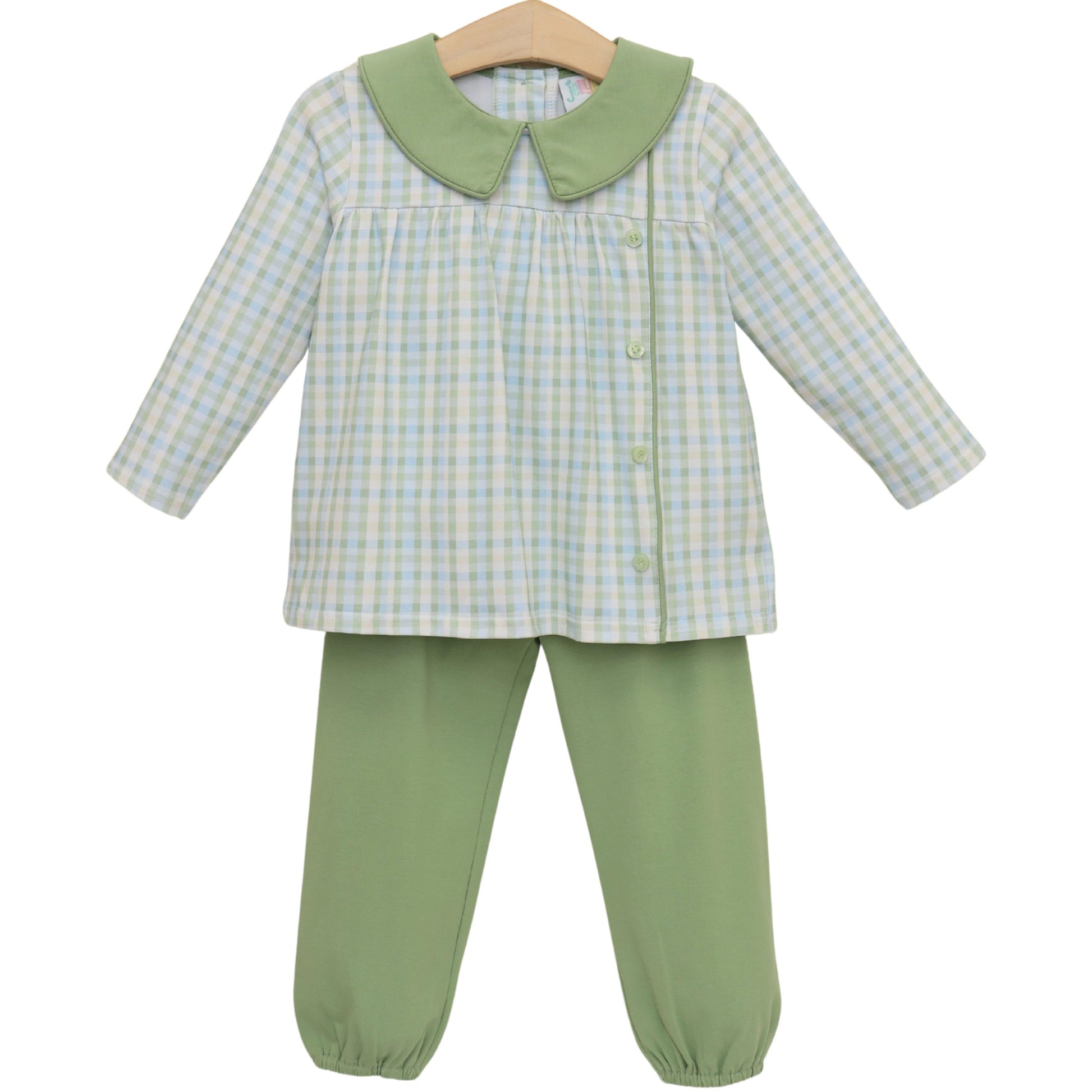 Basin Plaid Liam Bloomer Pants Set