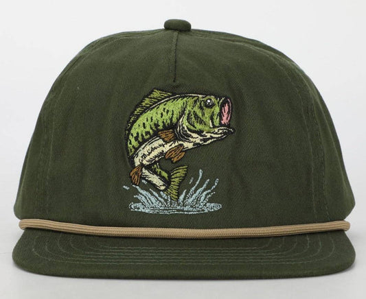 Bass Snapback Rope Hat