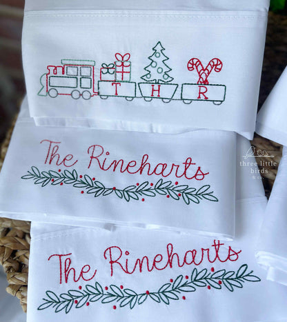Christmas Memories Heirloom Pillowcase