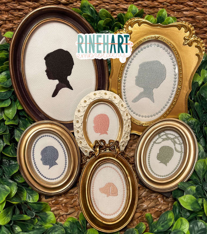 Petite Heirloom Silhouette - Oval