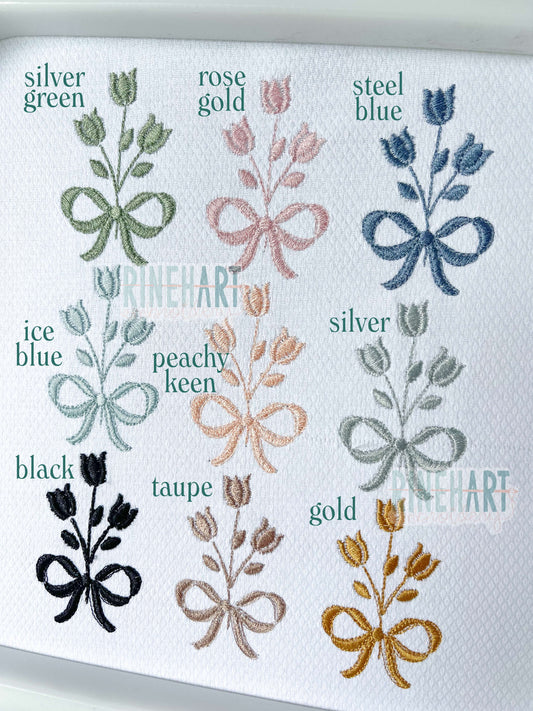 Petite Heirloom Silhouette - Bow Detail