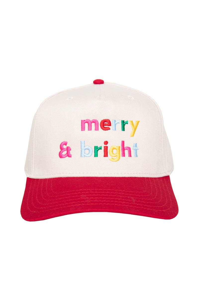 Wholesale Merry & Bright (Multi) Vintage Christmas Trucker Hat