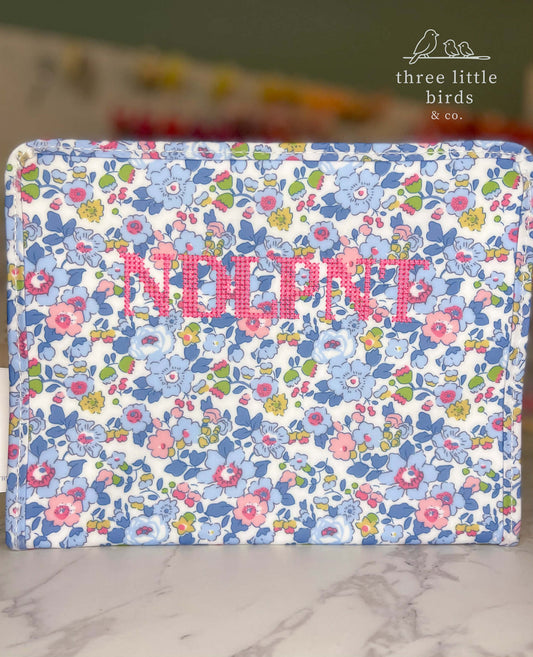 "NDLPNT" Bridgehampton Floral Large TRVL Roadie