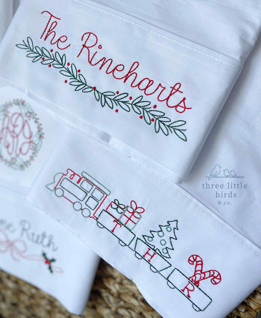 Christmas Memories Heirloom Pillowcase