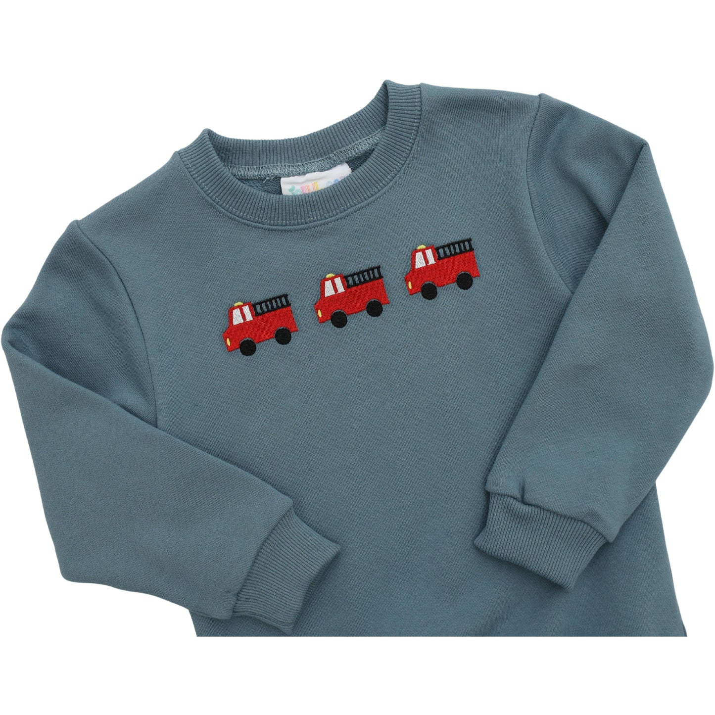 Firetruck Trio French Terry Pullover