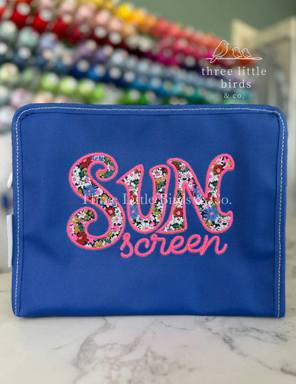 SUN screen Large TRVL Roadie w/Liberty Fabric