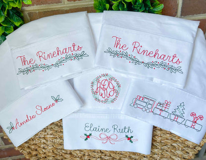 Christmas Memories Heirloom Pillowcase
