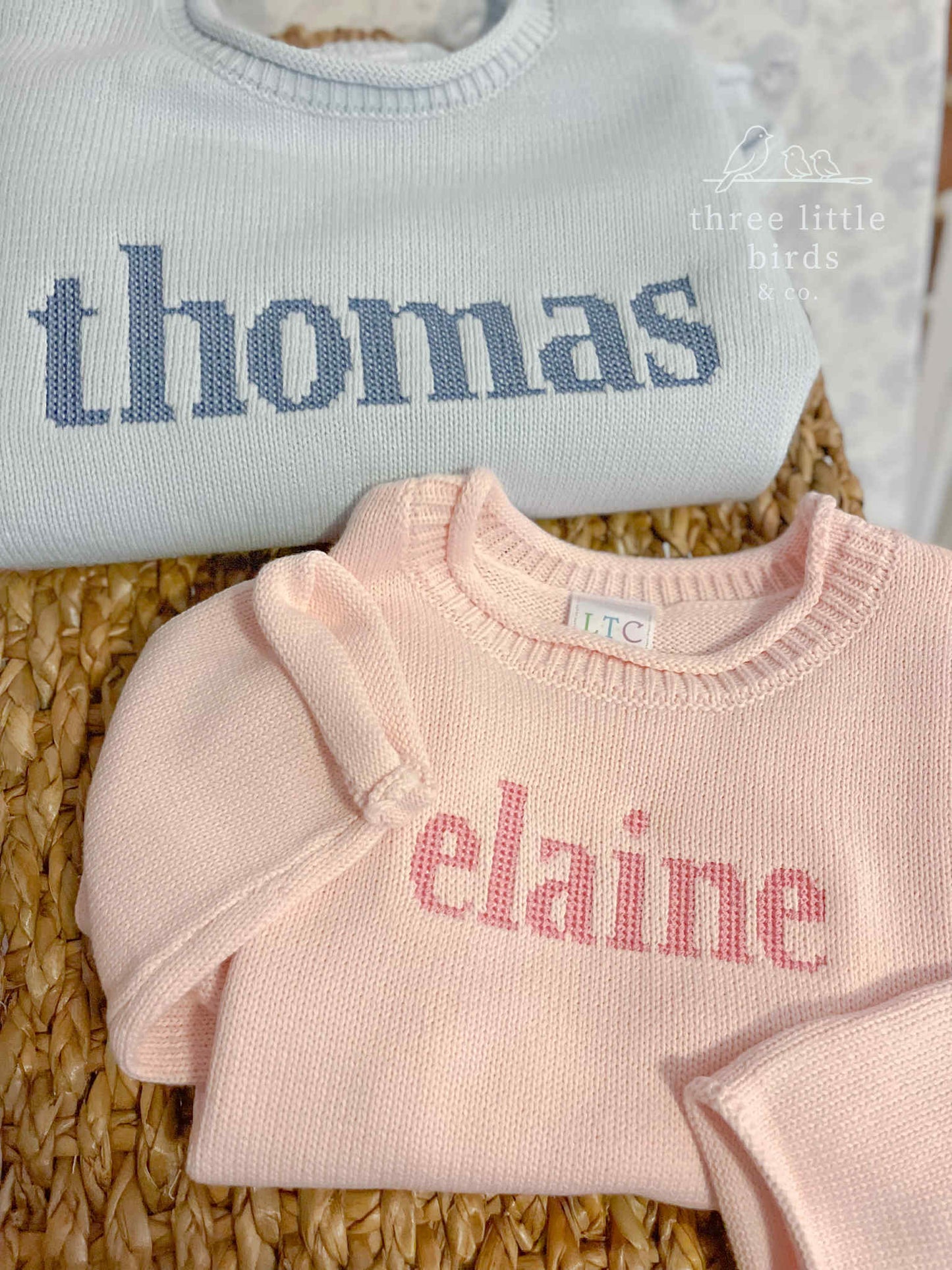 Cross Stitch Style Roll Neck Sweater