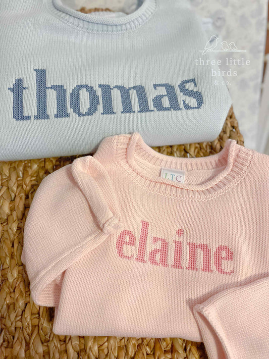 Cross Stitch Style Roll Neck Sweater
