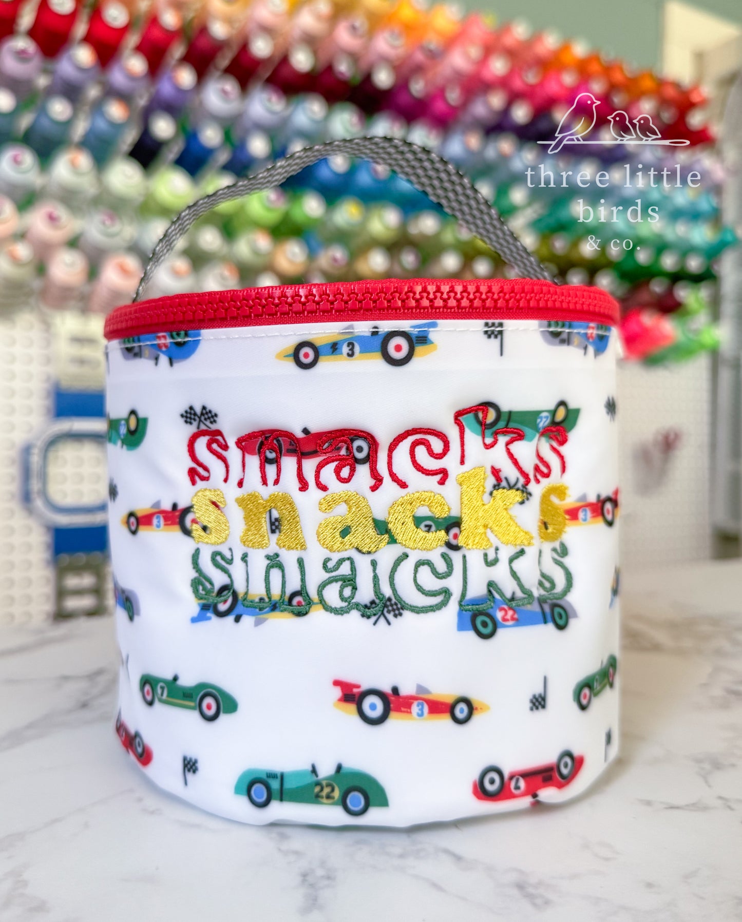 "snacks” Vroom2 TRVL Snack Bag