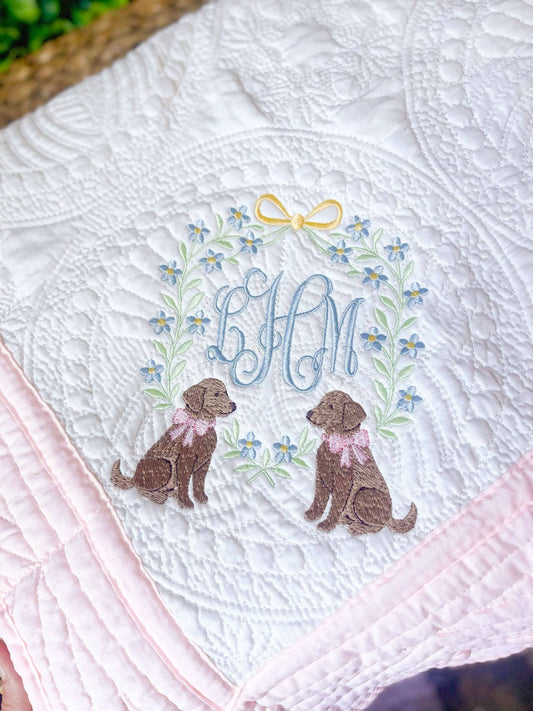 Custom Baby Heirloom Quilt