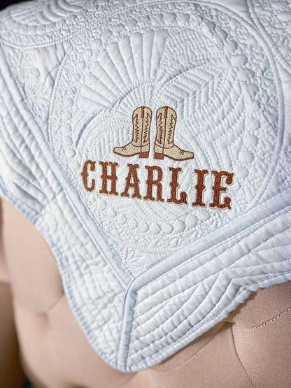 Custom Baby Heirloom Quilt