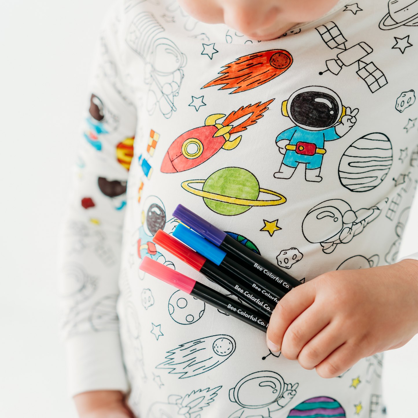 Astronaut Adventures Colorable Pajamas