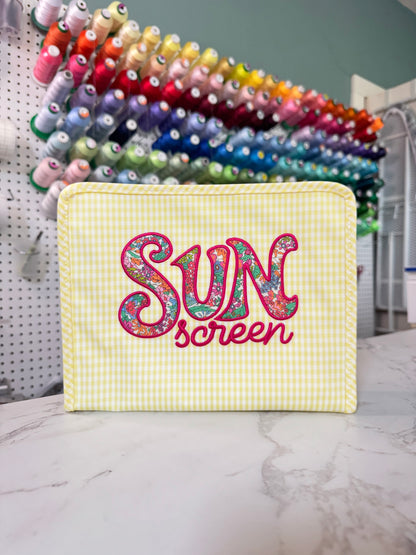 SUN screen Large TRVL Roadie w/Liberty Fabric