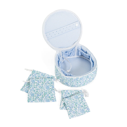 QUILTED JEWEL ROUND - HAMPTONS FLORAL