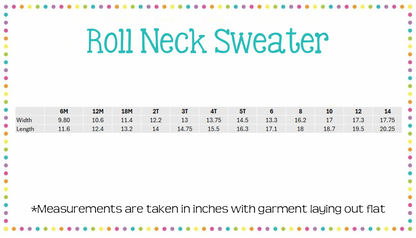 Unisex Roll Neck Sweater