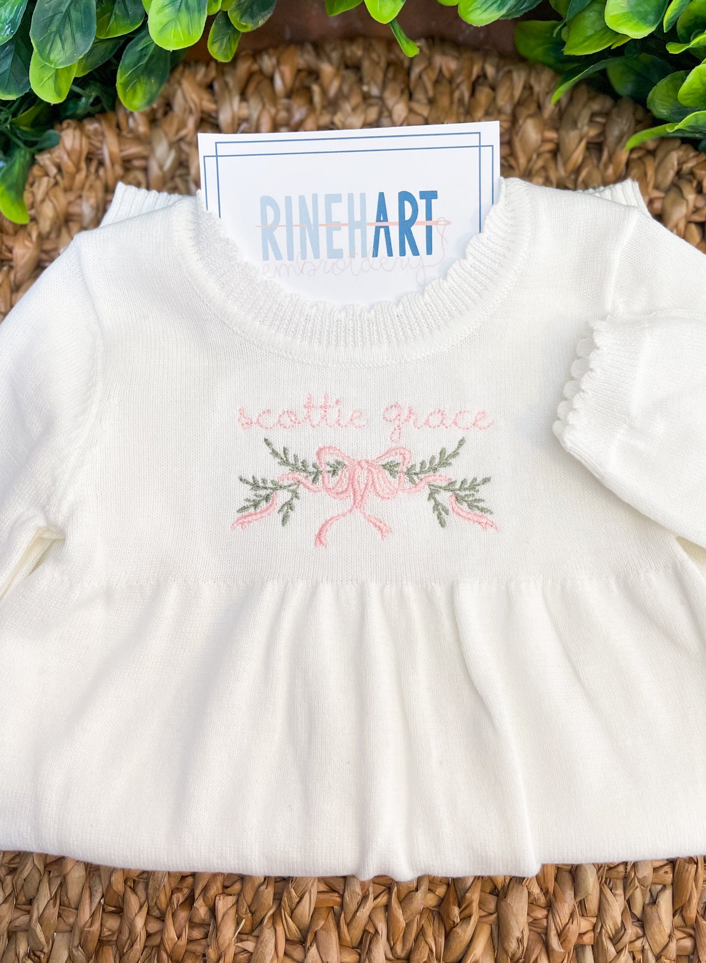 Newborn Knit Gown Cream