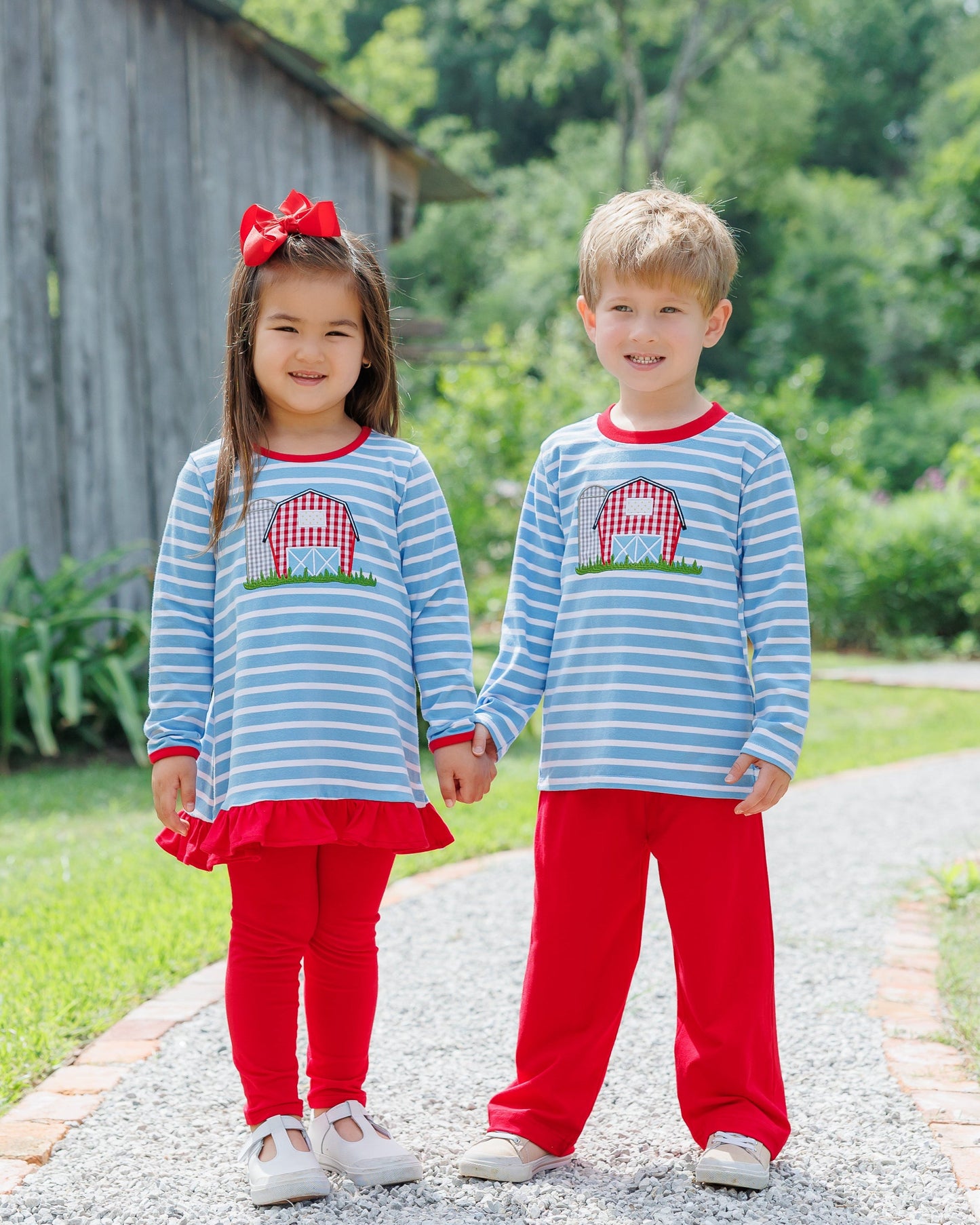 On The Farm Ruffle Pants Set