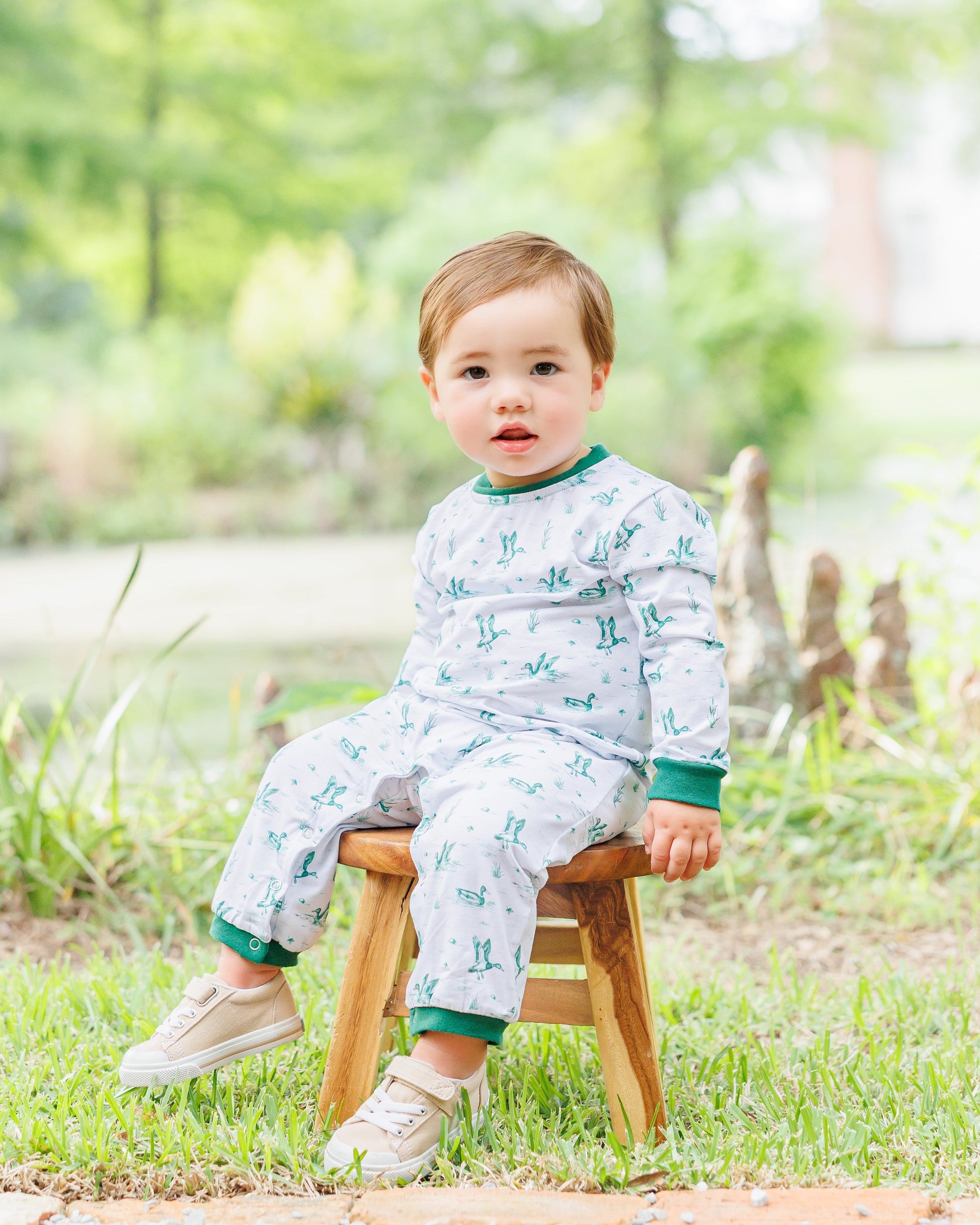 Marsh Mallards Thomas Romper