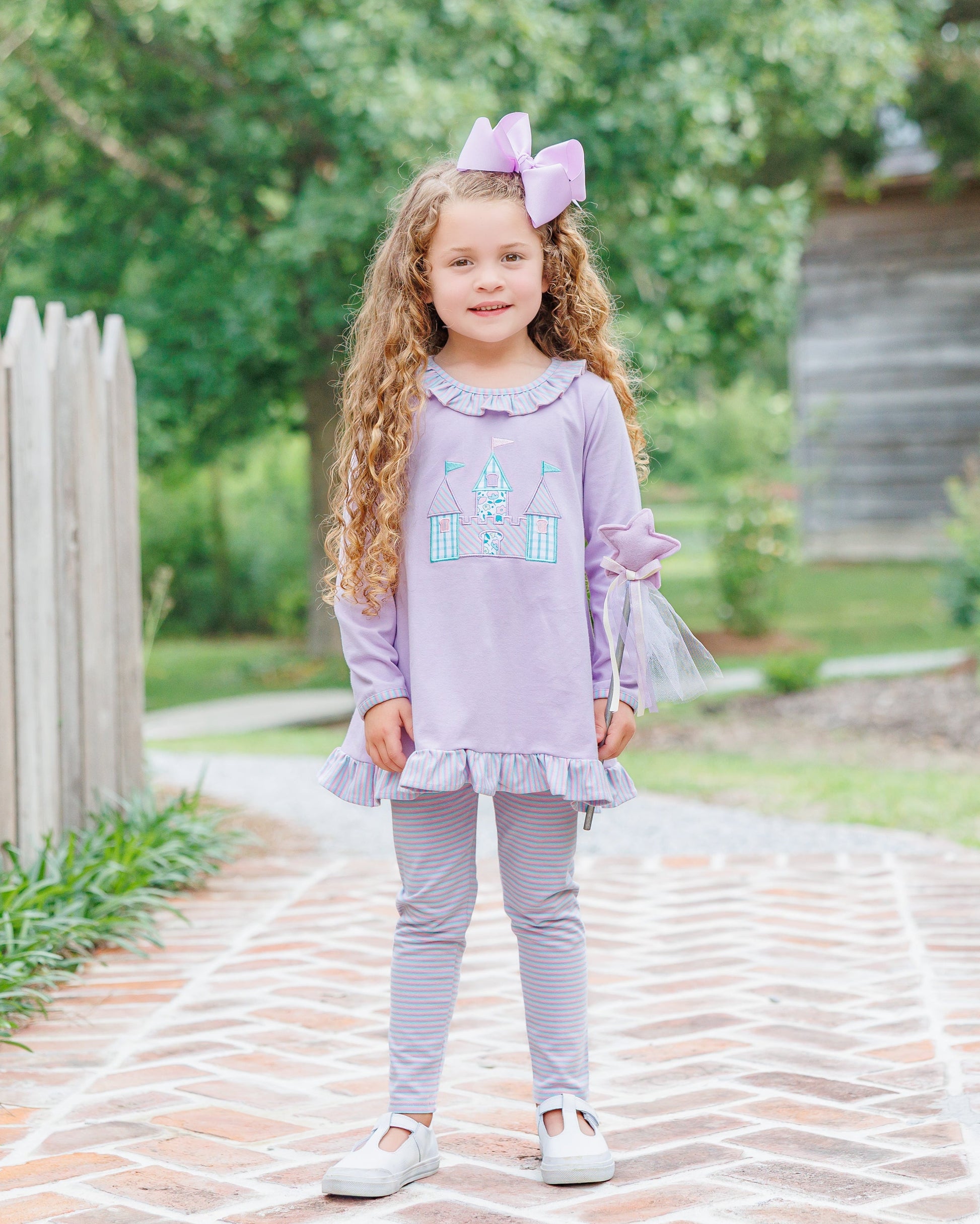 Princess Palace Ruffle Pants Set