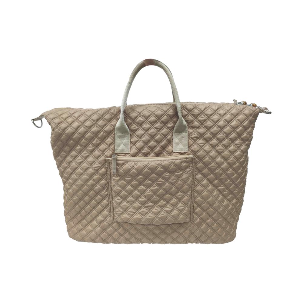 OVERPACKER QUILTED Duffel Wheat with Wild Horses liner