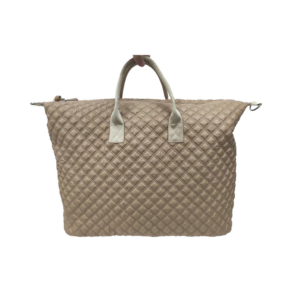OVERPACKER QUILTED Duffel Wheat with Wild Horses liner