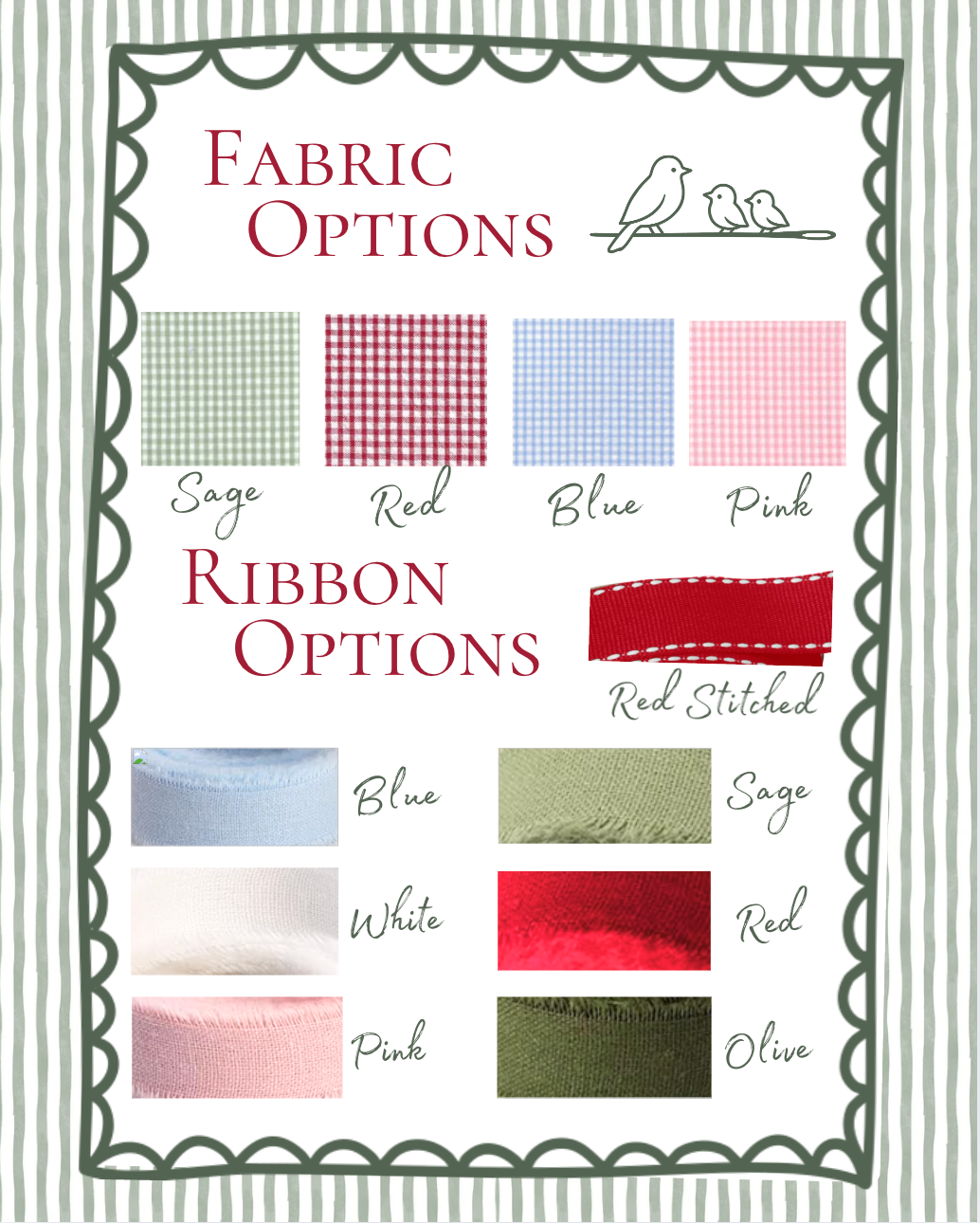 Classic Christmas Hoop Ornament