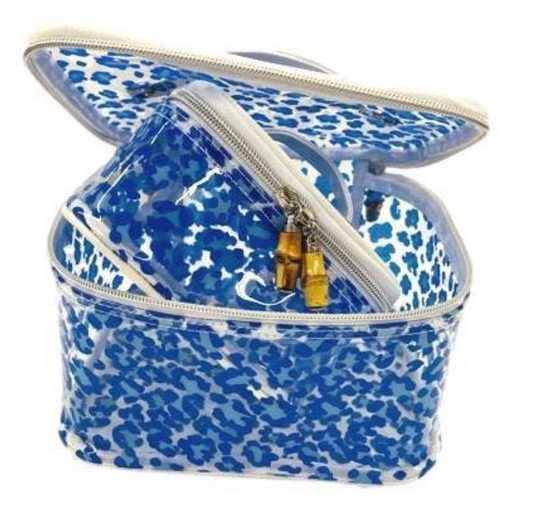 Head Case Blue Cheetah Duo TRVL