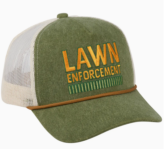 Lawn Enforcement Mesh Back Hat