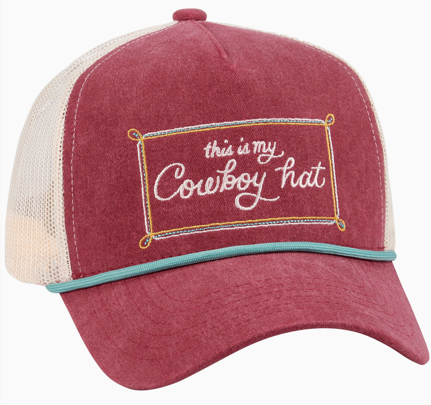 This is my Cowboy Hat Trucker Hat