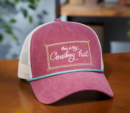 This is my Cowboy Hat Trucker Hat