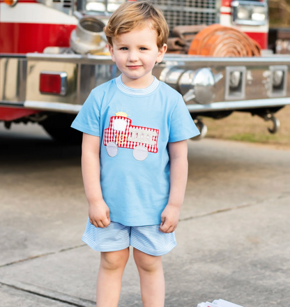 Firetruck Short Set by Jellybean