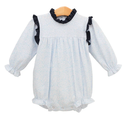 Blue Blooms Hallie Bubble Jellybean by Smock Candy