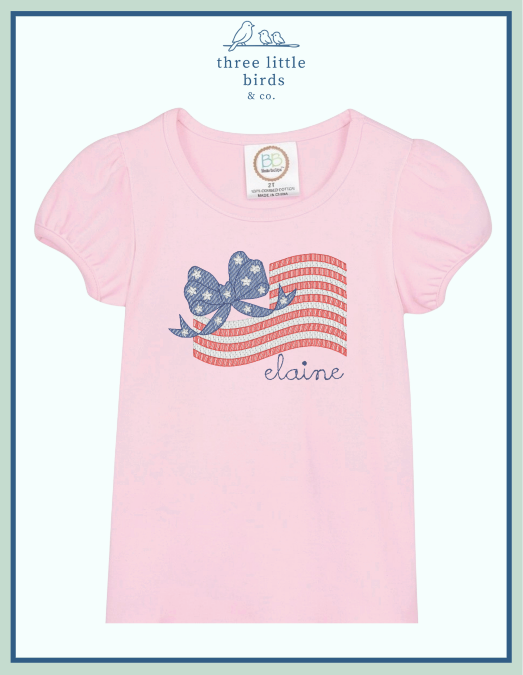 Girls Patriotic T-Shirt
