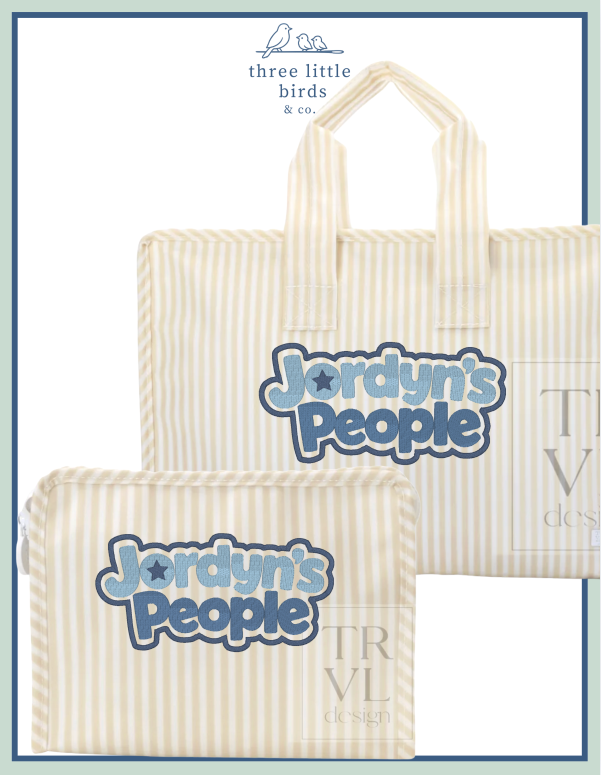 *Your People* Custom TRVL Toy Bag