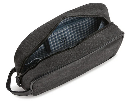 Men's Kit Case - Coated Canvas Toiletry Bag TRVL