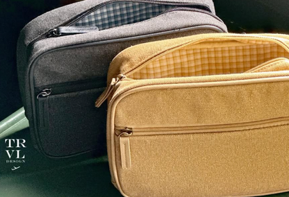 Men's Kit Case - Coated Canvas Toiletry Bag TRVL